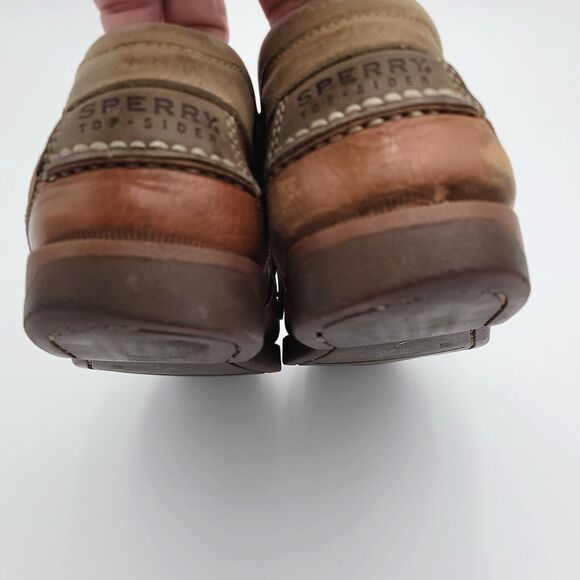 Sperry Top Sider Mens10M Boat Shoes Leather 0777940 Slip On Comfort Preppy EUC - Picture 11 of 16